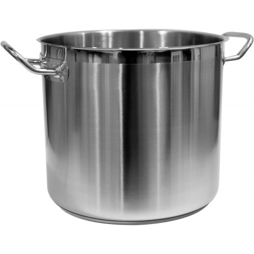  Update International (SDB-08) 8 Qt Induction Ready Double Boiler with Cover, Stainless Steel