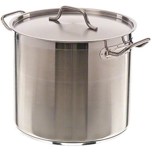  Update International (SPS-60) 60 Qt Induction Ready Stainless Steel Stock Pot wCover