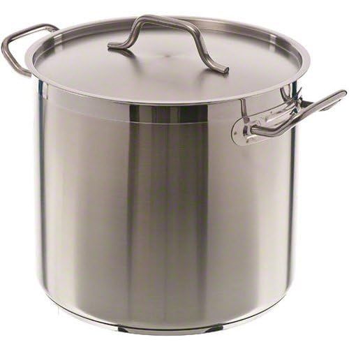  Update International (SPS-60) 60 Qt Induction Ready Stainless Steel Stock Pot wCover