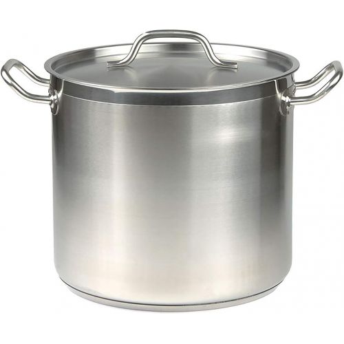  Update International (SPS-60) 60 Qt Induction Ready Stainless Steel Stock Pot wCover