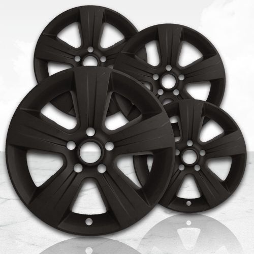  Upgrade Your Auto 17 Matte Black Wheel Skins (Set of 4) for 2011-2017 Jeep Patriot - 2380