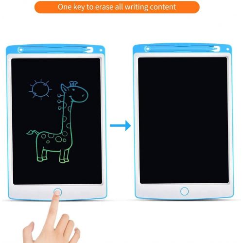  [아마존베스트]Upgrow LCD Writing Tablet, 10 Inch LCD Writing Board with Colourful Writing, Graphic Tablets, Writing Board Digital Writing Board Paperless Painting Board for Children School Graff