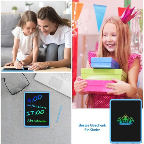  [아마존베스트]Upgrow LCD writing tablet, 11 inch LCD writing boards with colourful font, graphic tablets, writing board, digital writing board, paperless painting board for children, school, gra