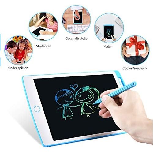  [아마존베스트]Upgrow LCD Writing Tablet, 10 Inch LCD Writing Board with Colourful Writing, Graphic Tablets, Writing Board Digital Writing Board Paperless Painting Board for Children School Graff