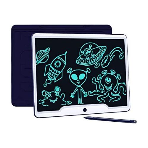  [아마존베스트]Upgrow Writing Board 15 Inch LCD Writing Tablet with Anti-Clearance Function, with Eye Protection Screen and Pen, Grinding Board, LCD Writing Tablet for Writing, Grinding and Notes