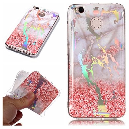  [아마존베스트]-Service-Informationen Uposao Compatible with Mobile Phone Case Marble Xiaomi Redmi 4X Protective Soft Silicone Case Glitter Marble Pattern Silicone Transparent Case Mobile Phone Case Transparent Thin Mo