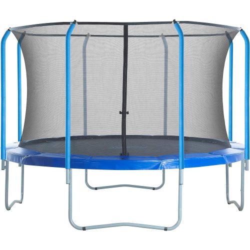  Upper Bounce Trampoline Replacement Net, Fits for 11 Round Frames, Using 6 Curved Poles with Top Ring Enclosure System  NET ONLY