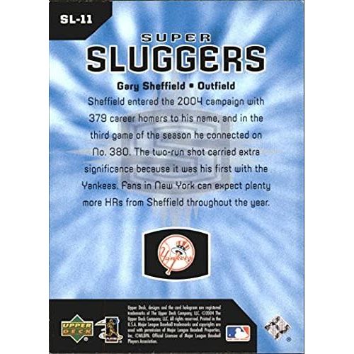  2004 Upper Deck Super Sluggers #11 Gary Sheffield