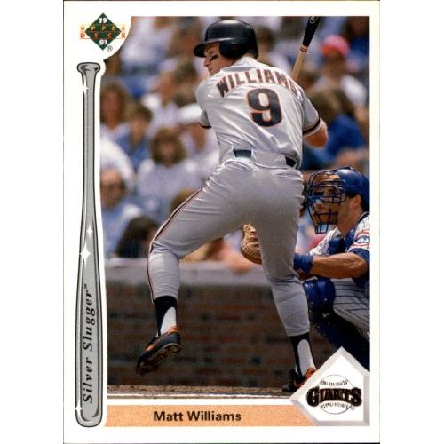  1991 Upper Deck Silver Sluggers #SS13 Matt Williams