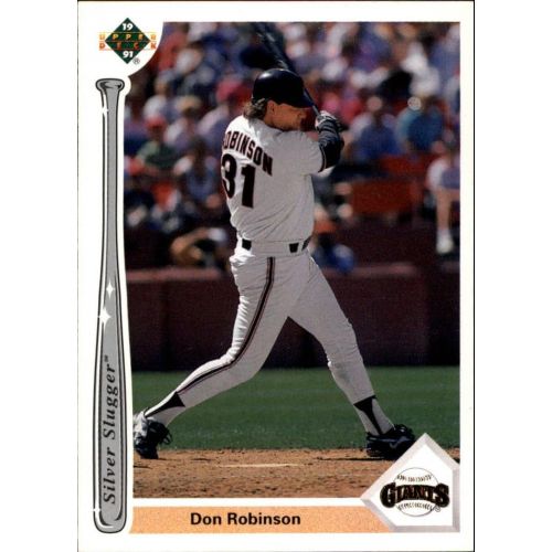  1991 Upper Deck Silver Sluggers #SS16 Don Robinson