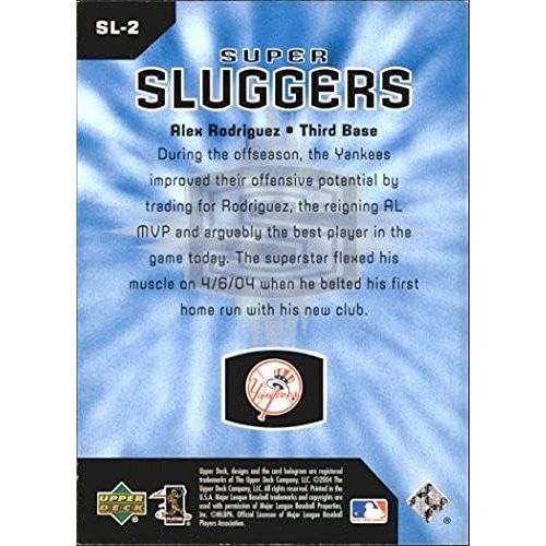  2004 Upper Deck Super Sluggers #2 Alex Rodriguez