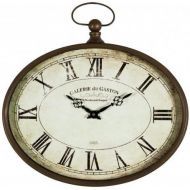 Upper Deck Vintage Style Oval French Wall Clock Galerie du Gaston