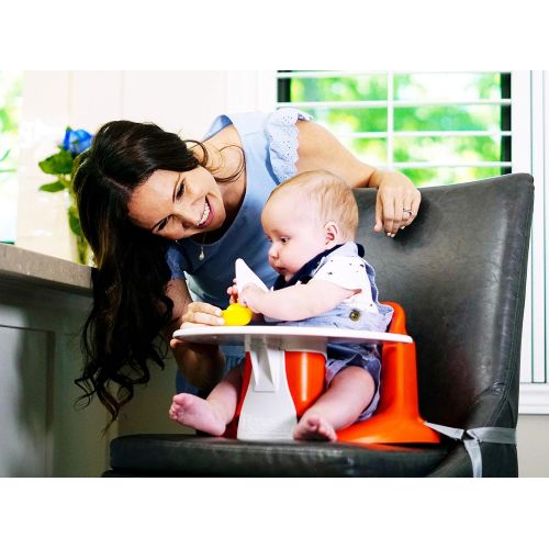  Upseat Floor & Booster Seat with Tray (Red), Baby Seat, Highchair