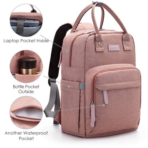  Diaper Bag Backpack Upsimples Multi-Function Maternity Nappy Bags for Mom & Dad, Travel Back Pack...