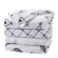 Baby Swaddle Blanket Upsimples Unisex Swaddle Wrap Soft Silky Bamboo Muslin Swaddle Blankets...