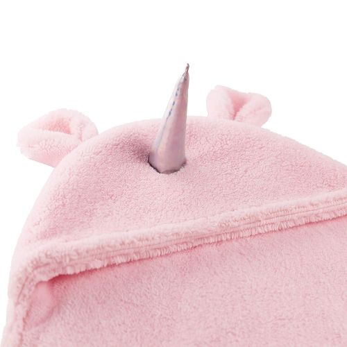  Upsimples Newborn Baby Girl Blanket Soft Plush Unicorn Baby Swaddle Blanket Baby Girl Clothes Receiving Blankets for Girls 0-6 Months,Baby Girl Shower Gifts