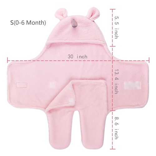  Upsimples Newborn Baby Girl Blanket Soft Plush Unicorn Baby Swaddle Blanket Baby Girl Clothes Receiving Blankets for Girls 0-6 Months,Baby Girl Shower Gifts