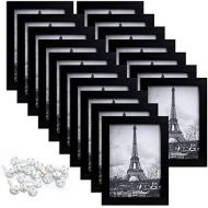 [아마존 핫딜] [아마존핫딜]Upsimples upsimples 5x7 Picture Frame Set of 17,Multi Photo Frames Collage for Wall or Tabletop Display,Black