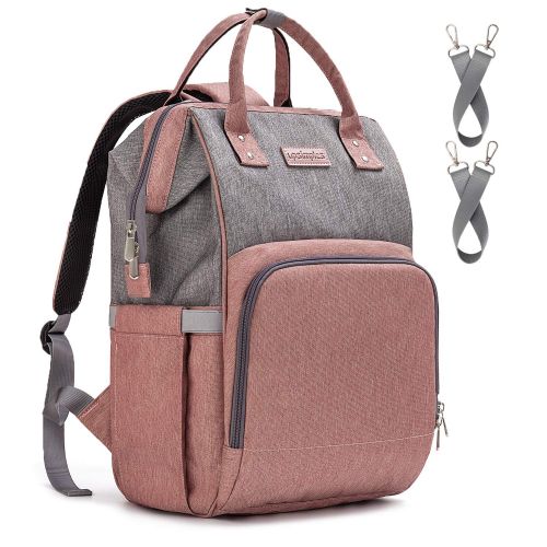  [아마존베스트]Diaper Bag Backpack Nappy Bag Upsimples Baby Bags for Mom Maternity Diaper Bag with USB...