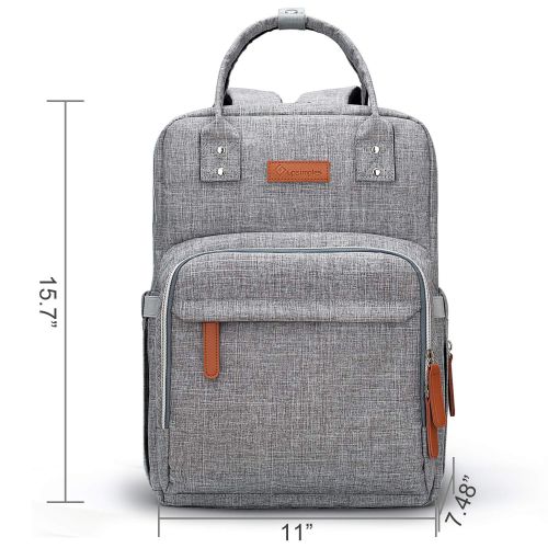  [아마존베스트]Diaper Bag Backpack Upsimples Multi-Function Maternity Nappy Bags for Mom & Dad, Travel Back Pack...