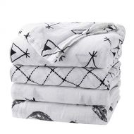 [아마존베스트]Baby Swaddle Blanket Upsimples Unisex Swaddle Wrap Soft Silky Bamboo Muslin Swaddle Blankets...