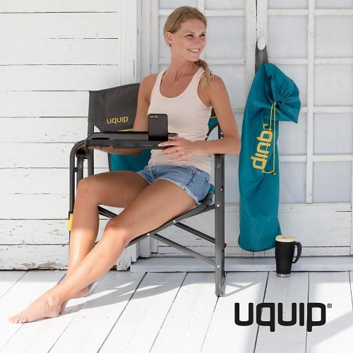  [아마존 핫딜]  [아마존핫딜]Uquip Woody Portable Folding Directors Chair with Tiltable Table