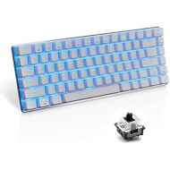 [아마존베스트]UrChoiceLtd AK33 Mechanical Gaming Keyboard, with USB Connection, LED Backlight, White