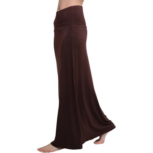  [아마존 핫딜] [아마존핫딜]Urban+CoCo Urban CoCo Womens Stylish Spandex Comfy Fold-Over Flare Long Maxi Skirt