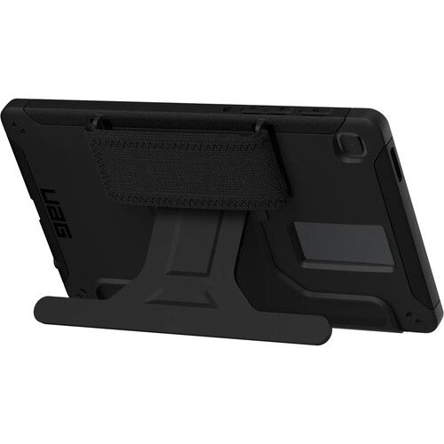  Urban Armor Gear Scout Case with Hand Strap for Galaxy Tab A7 Lite (Black)