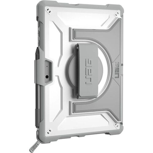  Urban Armor Gear Plasma Healthcare Case for Surface Go 1, 2, and 3 (White and Gray, OEM Packaging)