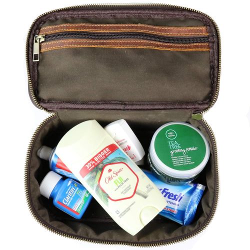  Western Toiletry Bag (Dopp Kit) For Men by Urban Cowboy  Genuine Leather