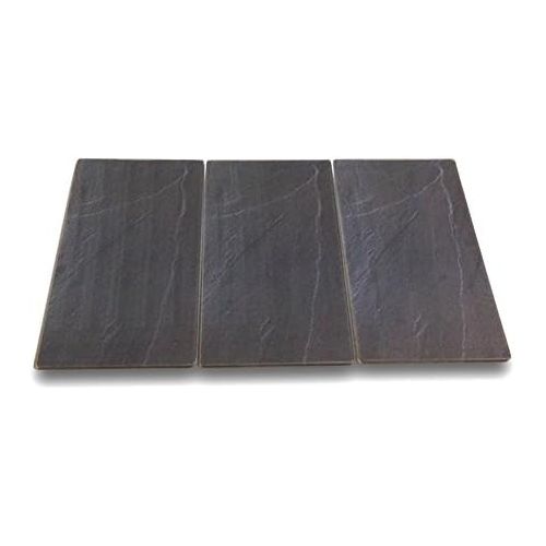  [아마존베스트]Urban Design 3 x Glass Hob Cover Chopping Board Cover for Ceramic Hob Design Slate Extra for Large 80 cm Hobs