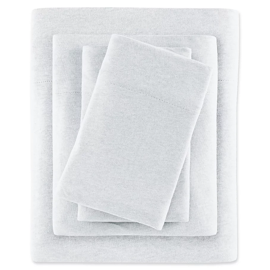  Urban Habitat Heathered Cotton Jersey Knit Sheet Set