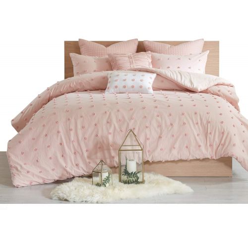  Urban Habitat Brooklyn Duvet Cover Set, Blush