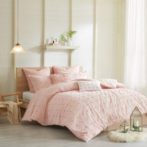  Urban Habitat Brooklyn Duvet Cover Set, Blush