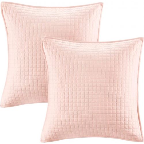  Urban Habitat Brooklyn Comforter Set KingCal King Size - Pink , Tufted Cotton Chenille Dots  7 Piece Bed Sets  100% Cotton Jacquard Teen Bedding For Girls Bedroom