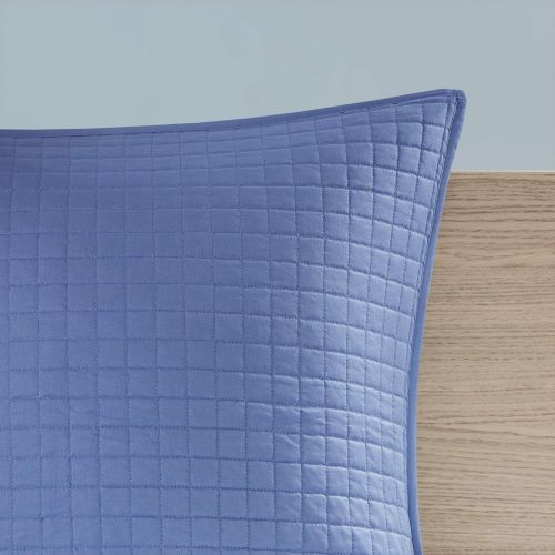  Urban Habitat Rochelle Full/Queen Comforter Set Teen Boy Bedding Bed in A Bag - Blue, Geometric  7 Piece Bed Sets  100% Cotton Bed Comforter