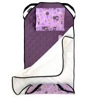 Urban Infant Tot Cot All-in-One Modern Preschool/Daycare Nap Mat with Elastic Corner Straps - Violet