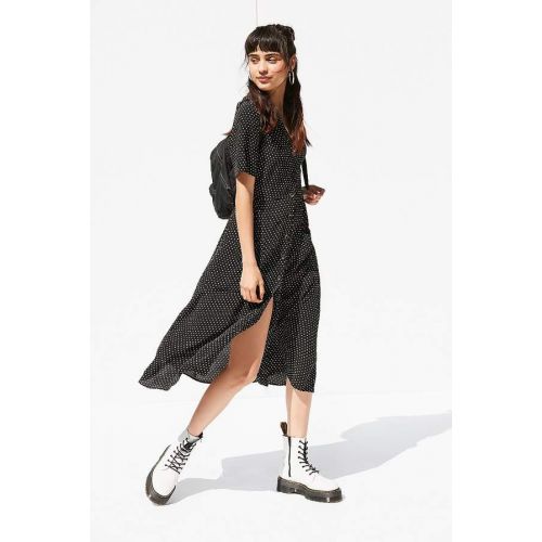  Urban Outfitters UO Button-Down Midi Shirt Dress
