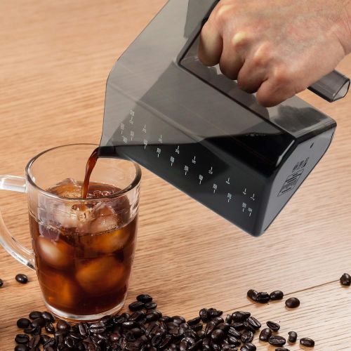  Urban Trend Cold Brew Iced Coffee Maker Brews 12 servings of Rich Coffee Concentrate for Hot or Cold Refreshment