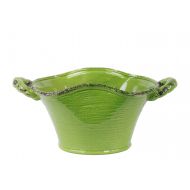 Urban Trends Stadium Shaped Tapered Tuscan Pot Planter Color: Green, Size: 6 H x 13 W x 8 D