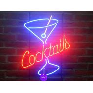 Urby 17x14 Cocktails Martini Handmade Real Glass Neon Sign (MultipleSizes) Beer Bar Light Handicraft U95