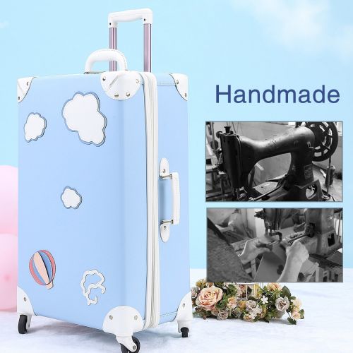  Urecity Vacation Suitcase Cartoon Trolley Case for Student Fashion and Cute With TSA Lock 26