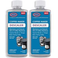 Urnex Descaler (2 Pack, 2 Uses Per Bottle) - Universal Cleaner & Descaling Solution for Keurig, Nespresso, Delonghi, Breville, and All Single Use Coffee and Espresso Machines - Made in t