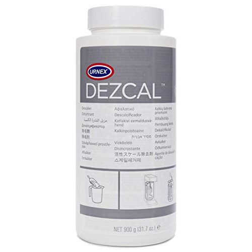  Urnex Dezcal Coffee and Espresso Machine Descaler Activated Scale Remover - 900g Bottle - Fast Effective Descaling Of Boilers and Heating Elements Faucets Spray Heads Milk Systems