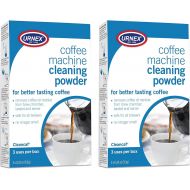 Urnex Coffee Maker and Espresso Machine Cleaner Cleancaf Powder - 2 Pack (6 Packets) - Safe on Delonghi Ninja Hamilton Beach Mr Coffee Braun and More
