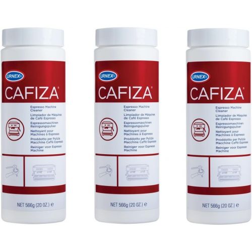  Urnex Cafiza Professional Espresso Machine Cleaning Powder 566 Grams - 3 Pack