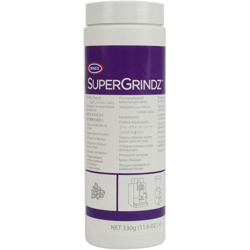 Urnex SuperGrindz Grinder Cleaner All-Natural Cleaning Tablets (12 Uses) 330 Gram Grinder Cleaner for Super-automatics Removes Coffee Oils and Buildup