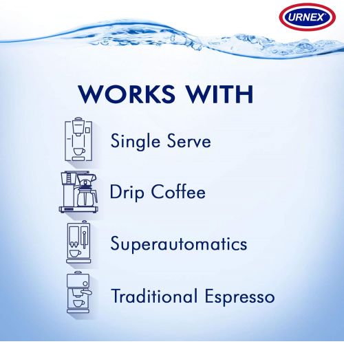  [아마존베스트]Urnex Dezcal Coffee and Espresso Machine Descaler Activated Scale Remover - 900g Bottle - Fast Effective Descaling Of Boilers and Heating Elements Faucets Spray Heads Milk Systems