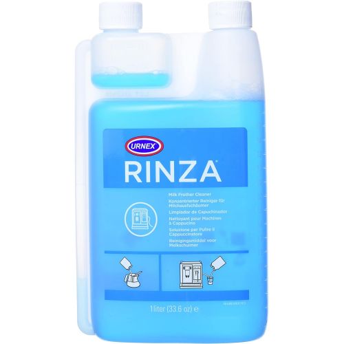  [아마존베스트]Urnex Rinza Alkaline Formula Milk Frother Cleaner - 33.6 Ounce [Over 30 Uses] - Breaks Down Milk Protein Fat and Calcium Build Up Cycles Through Auto Frother Cleans Lines Steam Wan